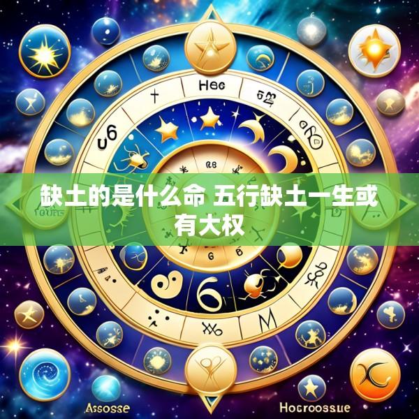 缺土的是什么命 五行缺土一生或有大权