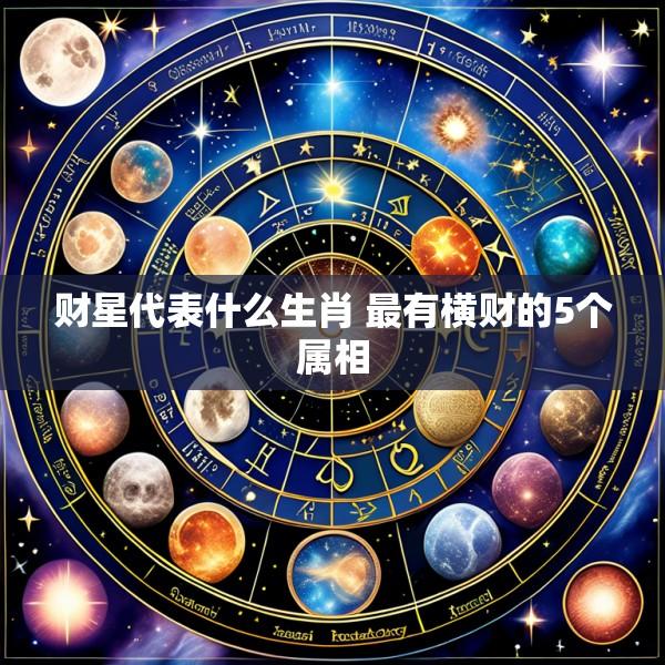 财星代表什么生肖 最有横财的5个属相