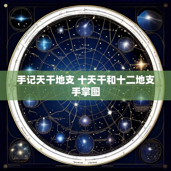 手记天干地支 十天干和十二地支手掌图