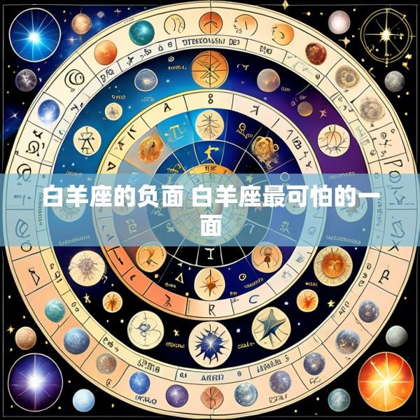 白羊座的负面 白羊座最可怕的一面