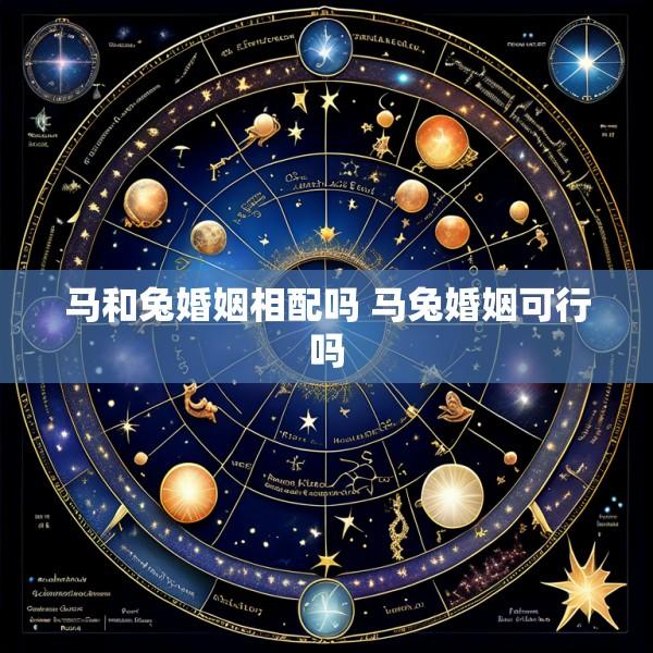 马和兔婚姻相配吗 马兔婚姻可行吗