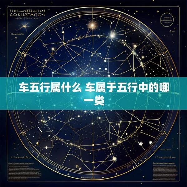 车五行属什么 车属于五行中的哪一类
