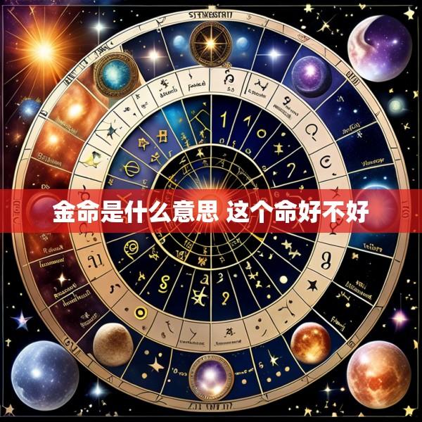 金命是什么意思 这个命好不好
