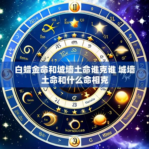 白蜡金命和城墙土命谁克谁 城墙土命和什么命相克