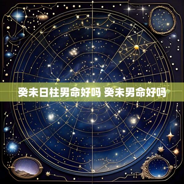 癸未日柱男命好吗 癸未男命好吗