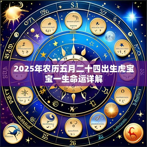 2025年农历五月二十四出生虎宝宝一生命运详解