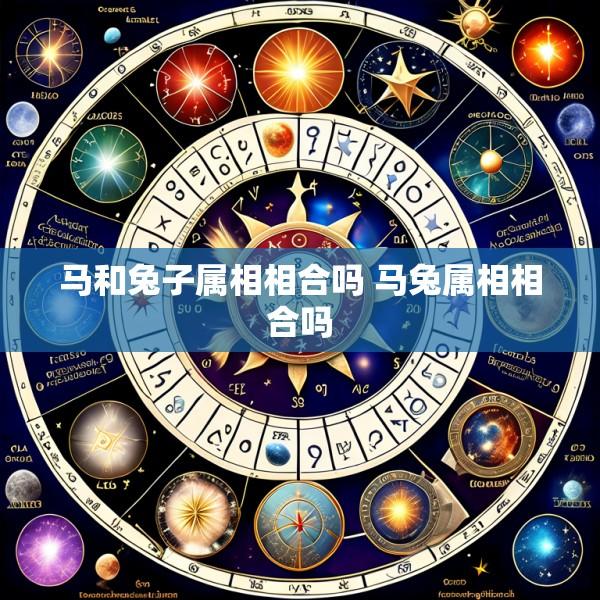 马和兔子属相相合吗 马兔属相相合吗