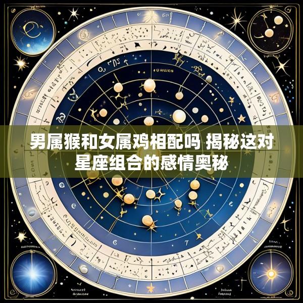 男属猴和女属鸡相配吗 揭秘这对星座组合的感情奥秘