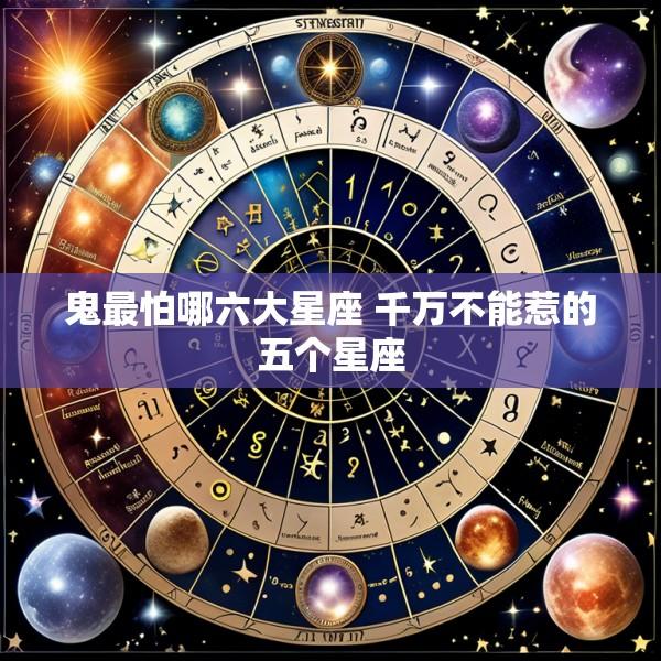鬼最怕哪六大星座 千万不能惹的五个星座