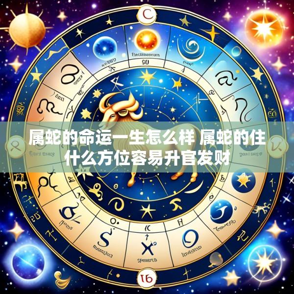 属蛇的命运一生怎么样 属蛇的住什么方位容易升官发财