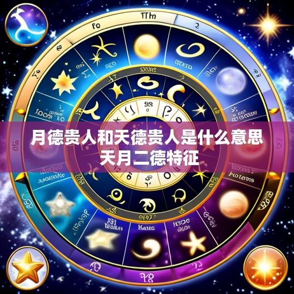 月德贵人和天德贵人是什么意思 天月二德特征