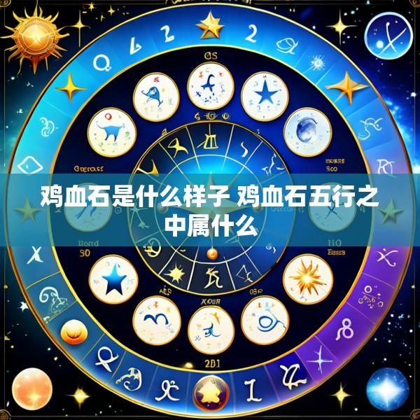 鸡血石是什么样子 鸡血石五行之中属什么