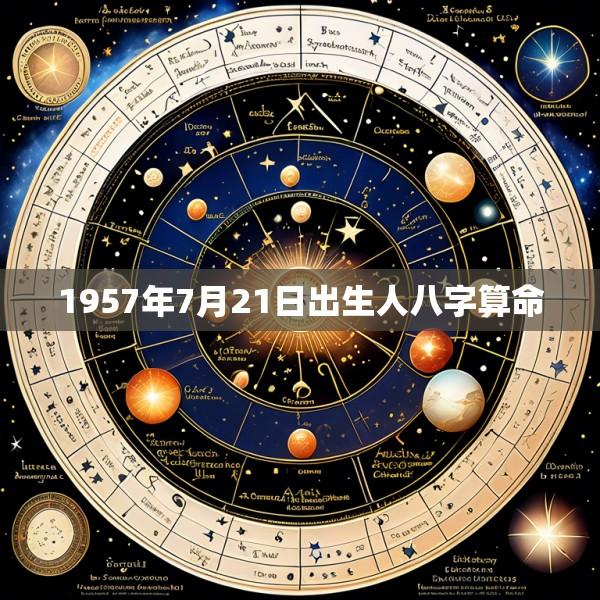 1957年7月21日出生人八字算命