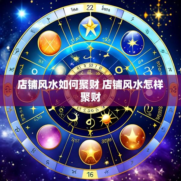 店铺风水如何聚财 店铺风水怎样聚财
