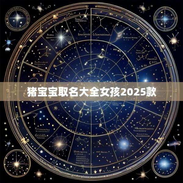 猪宝宝取名大全女孩2025款