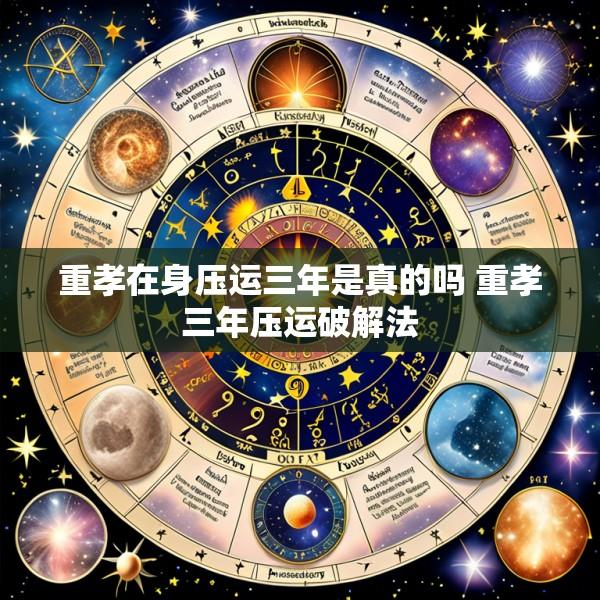 重孝在身压运三年是真的吗 重孝三年压运破解法