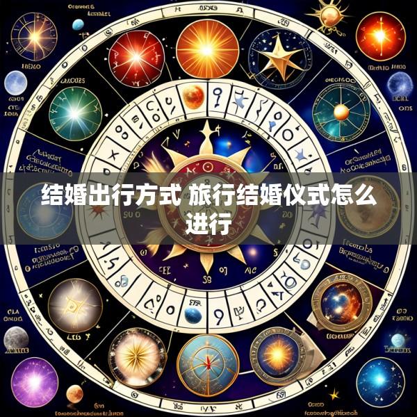 结婚出行方式 旅行结婚仪式怎么进行