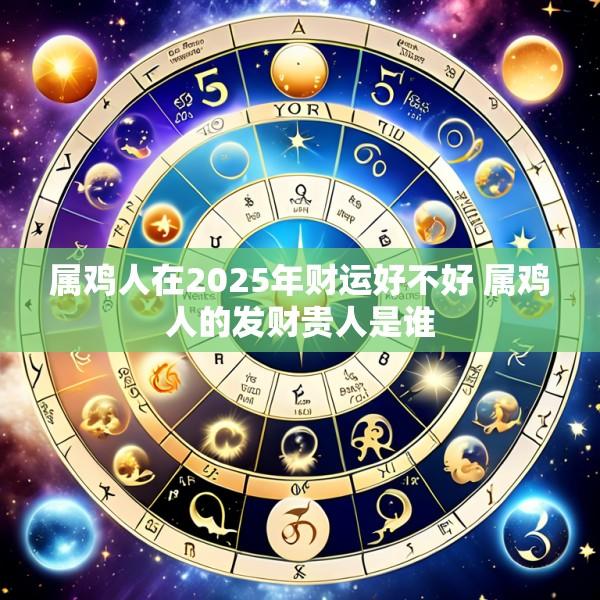 属鸡人在2025年财运好不好 属鸡人的发财贵人是谁