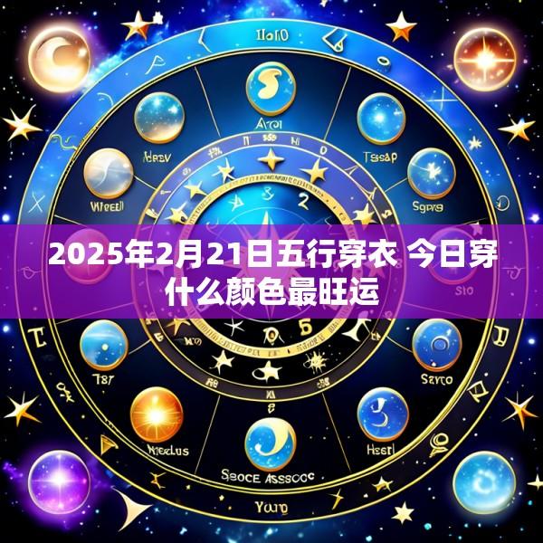 2025年2月21日五行穿衣 今日穿什么颜色最旺运