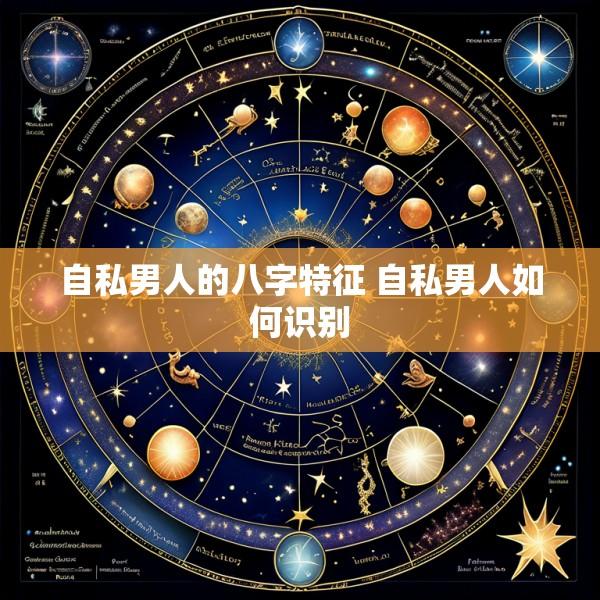 自私男人的八字特征 自私男人如何识别