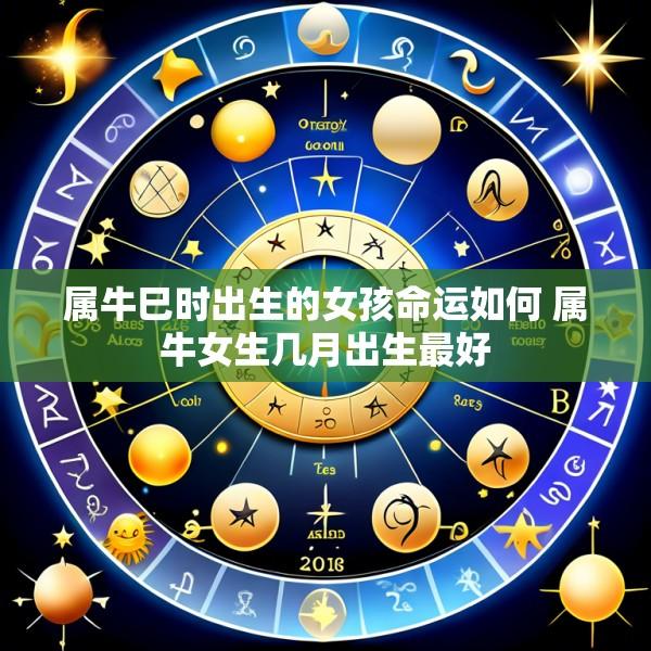 属牛巳时出生的女孩命运如何 属牛女生几月出生最好