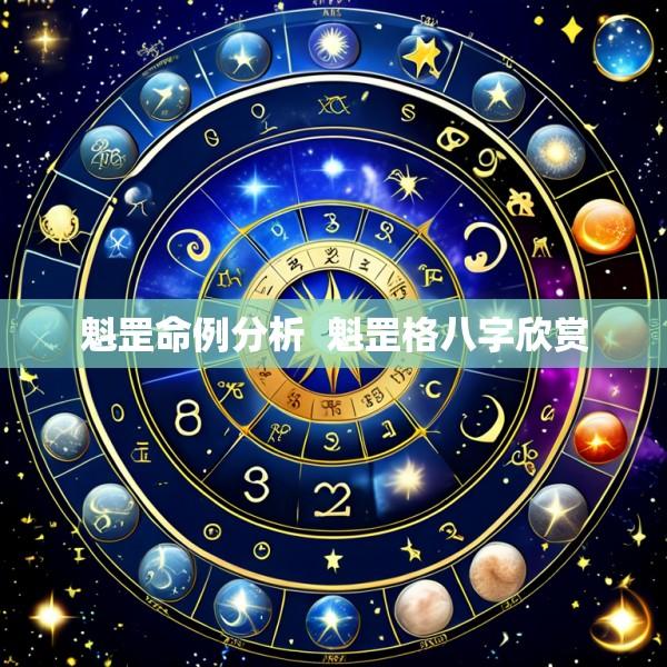 魁罡命例分析  魁罡格八字欣赏