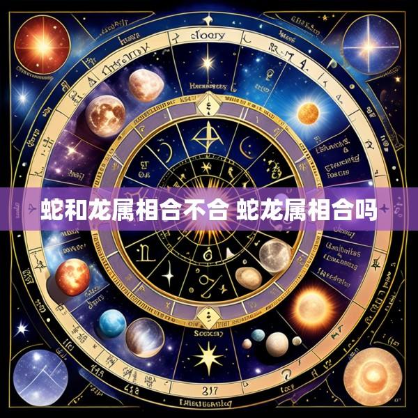 蛇和龙属相合不合 蛇龙属相合吗