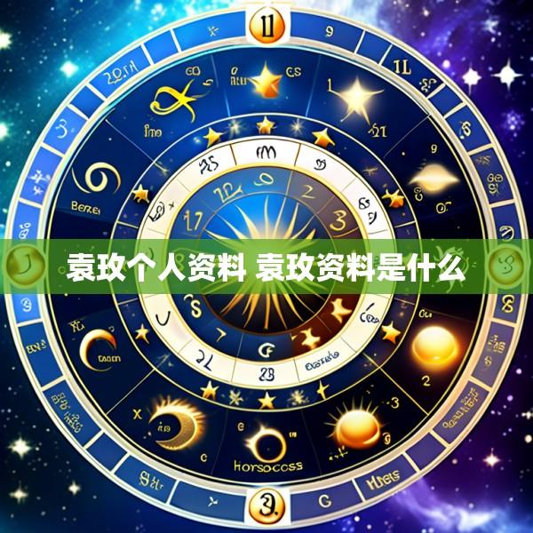 袁玫个人资料 袁玫资料是什么