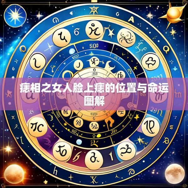 痣相之女人脸上痣的位置与命运图解
