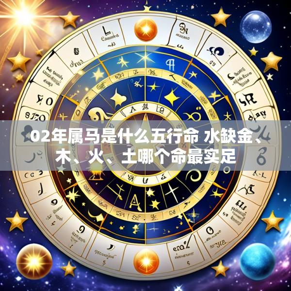 02年属马是什么五行命 水缺金、木、火、土哪个命最实足
