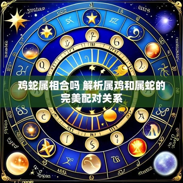 鸡蛇属相合吗 解析属鸡和属蛇的完美配对关系
