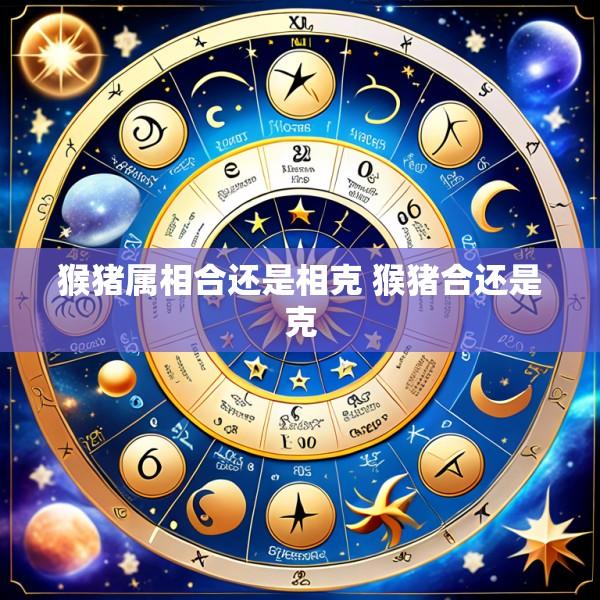猴猪属相合还是相克 猴猪合还是克