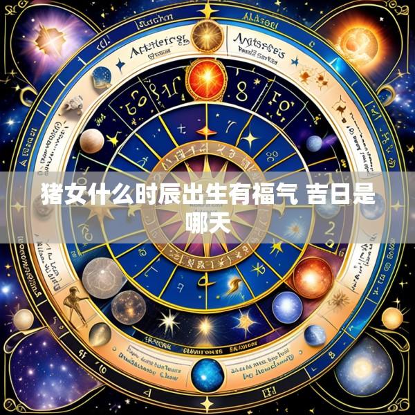 猪女什么时辰出生有福气 吉日是哪天