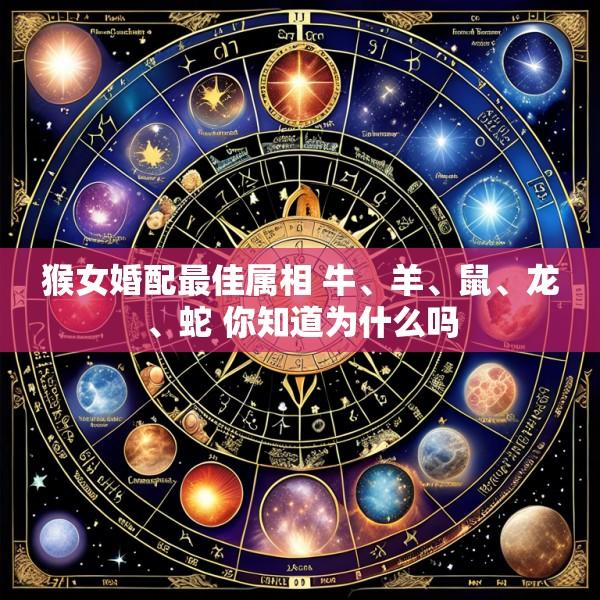 猴女婚配最佳属相 牛、羊、鼠、龙、蛇 你知道为什么吗
