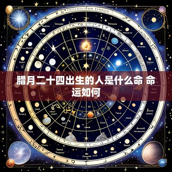 腊月二十四出生的人是什么命 命运如何