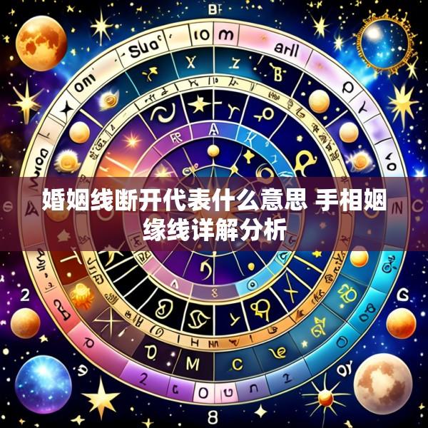 婚姻线断开代表什么意思 手相姻缘线详解分析