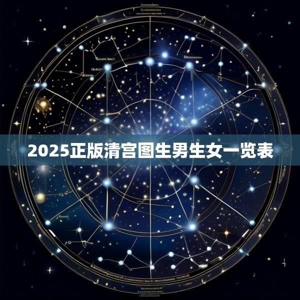 2025正版清宫图生男生女一览表
