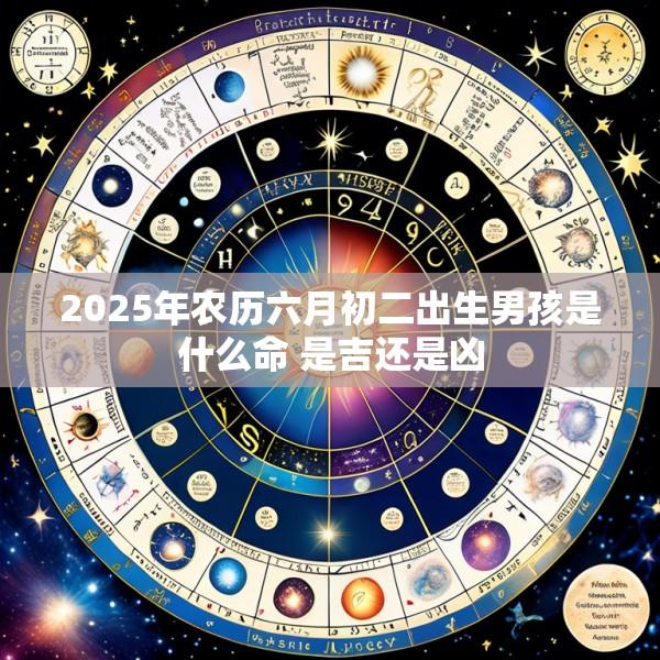 2025年农历六月初二出生男孩是什么命 是吉还是凶