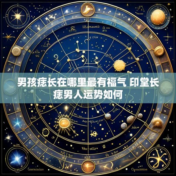 男孩痣长在哪里最有福气 印堂长痣男人运势如何