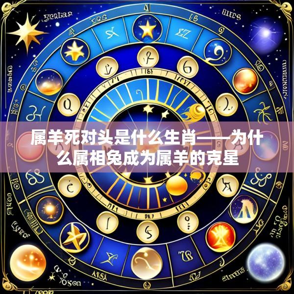 属羊死对头是什么生肖——为什么属相兔成为属羊的克星