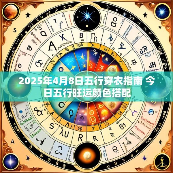 2025年4月8日五行穿衣指南 今日五行旺运颜色搭配