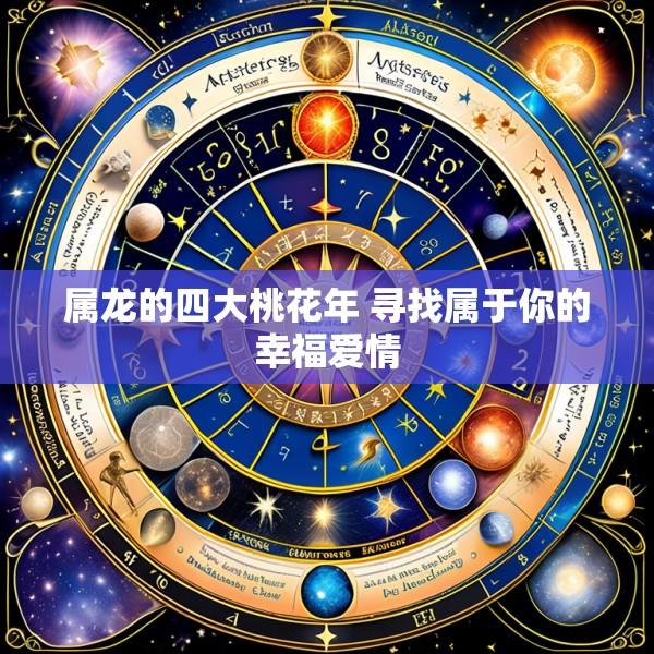 属龙的四大桃花年 寻找属于你的幸福爱情