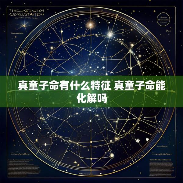 真童子命有什么特征 真童子命能化解吗
