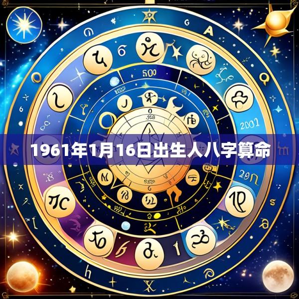 1961年1月16日出生人八字算命