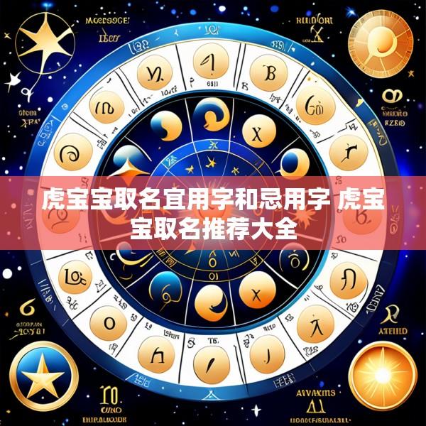 虎宝宝取名宜用字和忌用字 虎宝宝取名推荐大全