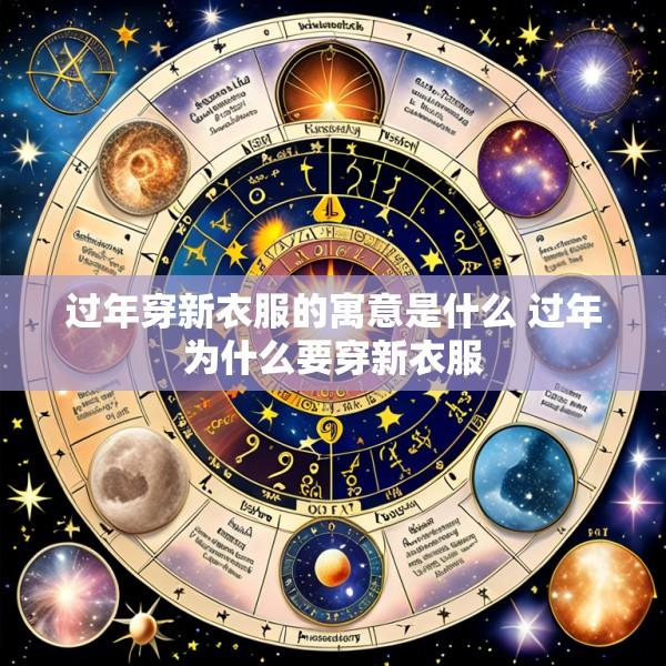 过年穿新衣服的寓意是什么 过年为什么要穿新衣服
