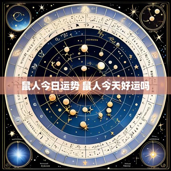 鼠人今日运势 鼠人今天好运吗