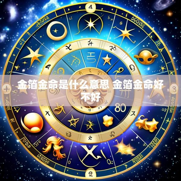金箔金命是什么意思 金箔金命好不好