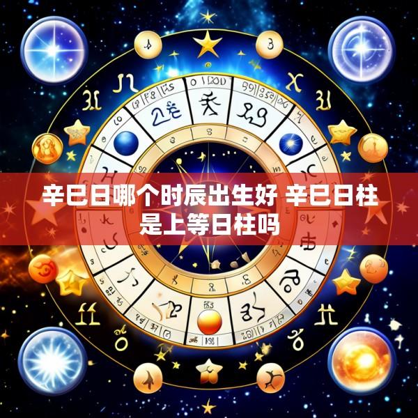 辛巳日哪个时辰出生好 辛巳日柱是上等日柱吗