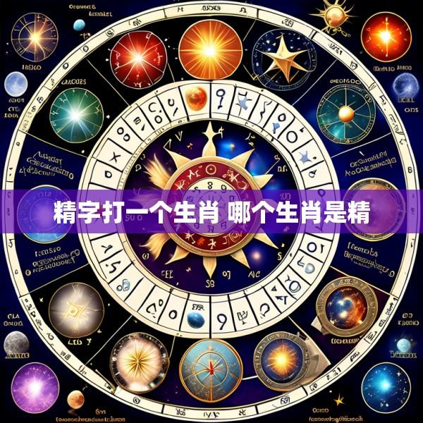 精字打一个生肖 哪个生肖是精